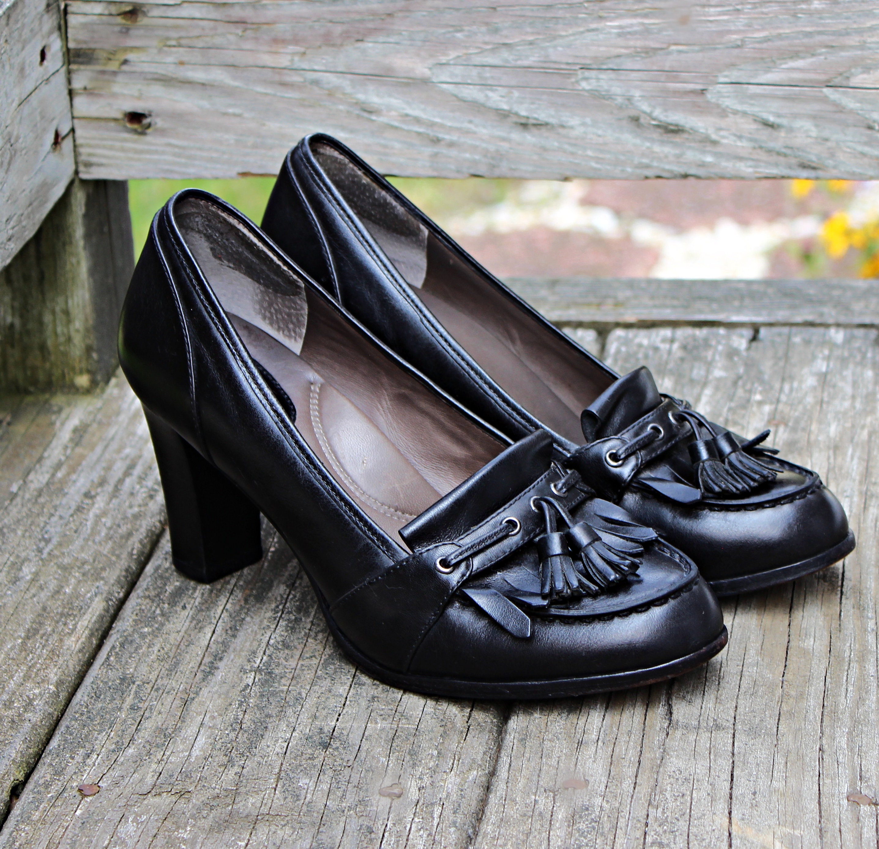 Rebecca Minkoff Edie Blush Suede Velvet Tassel Loafer Pump Heels 7 1/2 M | Pumps  heels, Shoes women heels, Suede fashion