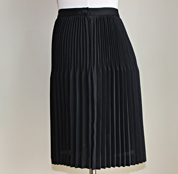 90s Black Accordion Pleat Pleated Mini Skirt Size S 4 Vintage Kenar Studio Goth Pin Up Rockabilly Etsy Canada