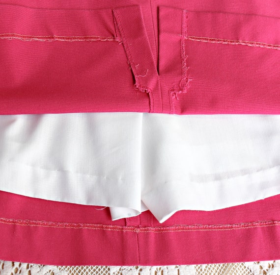 80s Hot Pink Tennis Skort, Size L, Waist 33 Inche… - image 6