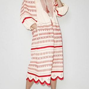 Belarus embroidered linen dress BoutiqueUA