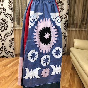Marlboro applique embroidered skirt oversized Ethnic trandy fashion clothing by BoutiqueUA
