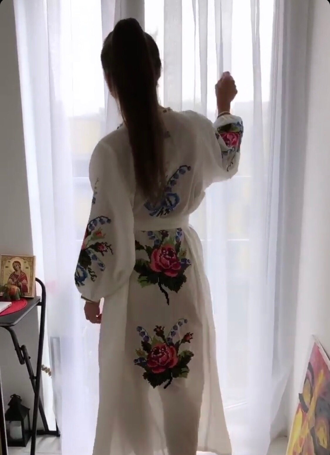 Dorian grau bestickt Boho chic Kleid Boho Hochzeitskleid von | Etsy