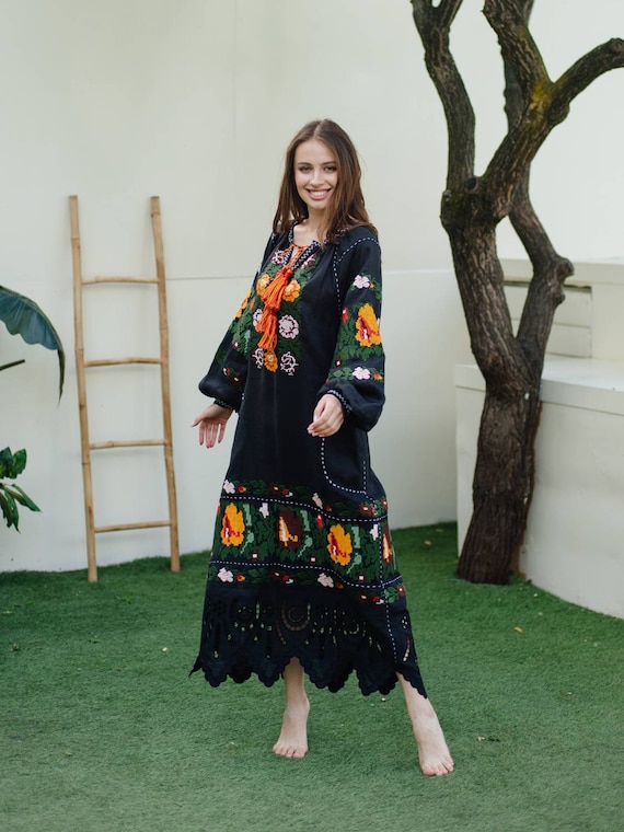 leo lin bloom silk chiffon dress Lilith Tie Neck Maxi Dress main image 1
