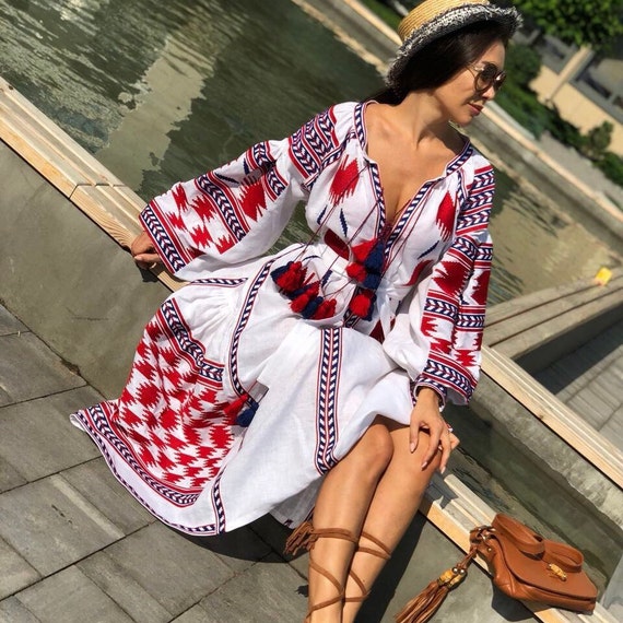 etsy bohemian dresses