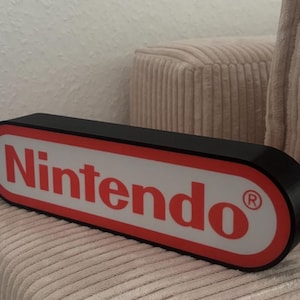 Nintendo Logo Lightbox Sign