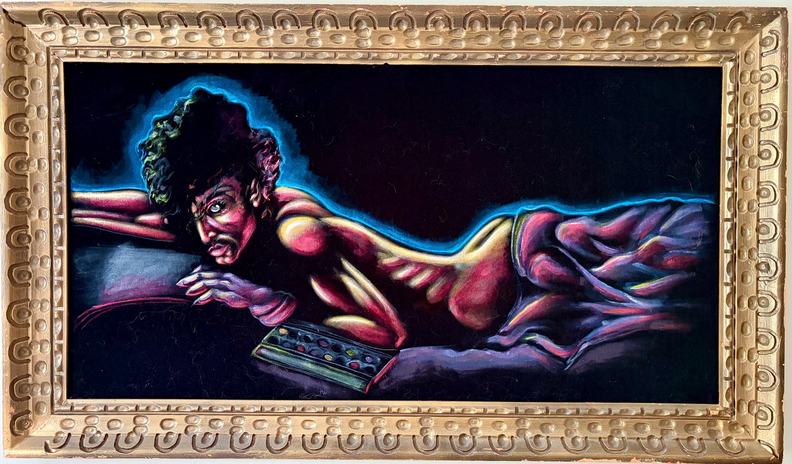 絵画 Velvet Vintage Velvet Painting - Etsy Canada