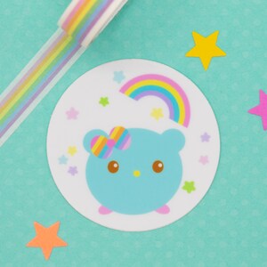 Twinkles Sticker - Kawaii Vinyl Sticker - Gingerbread Charms - Cute Bear - Kawaii Bear Sticker - Character Sticker - Cute Laptop Sticker