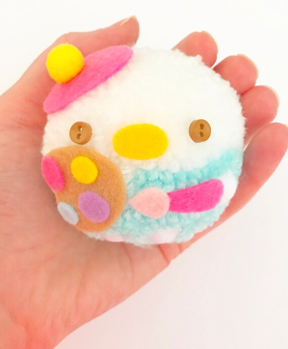 kawaii bird plush
