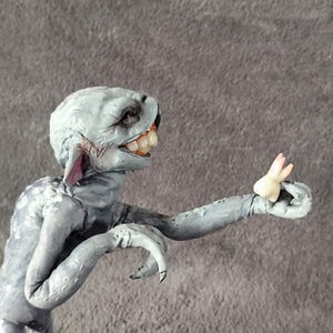 Tooth Fairy creepy Fantasy beast,,  poseable, OOAK creature
