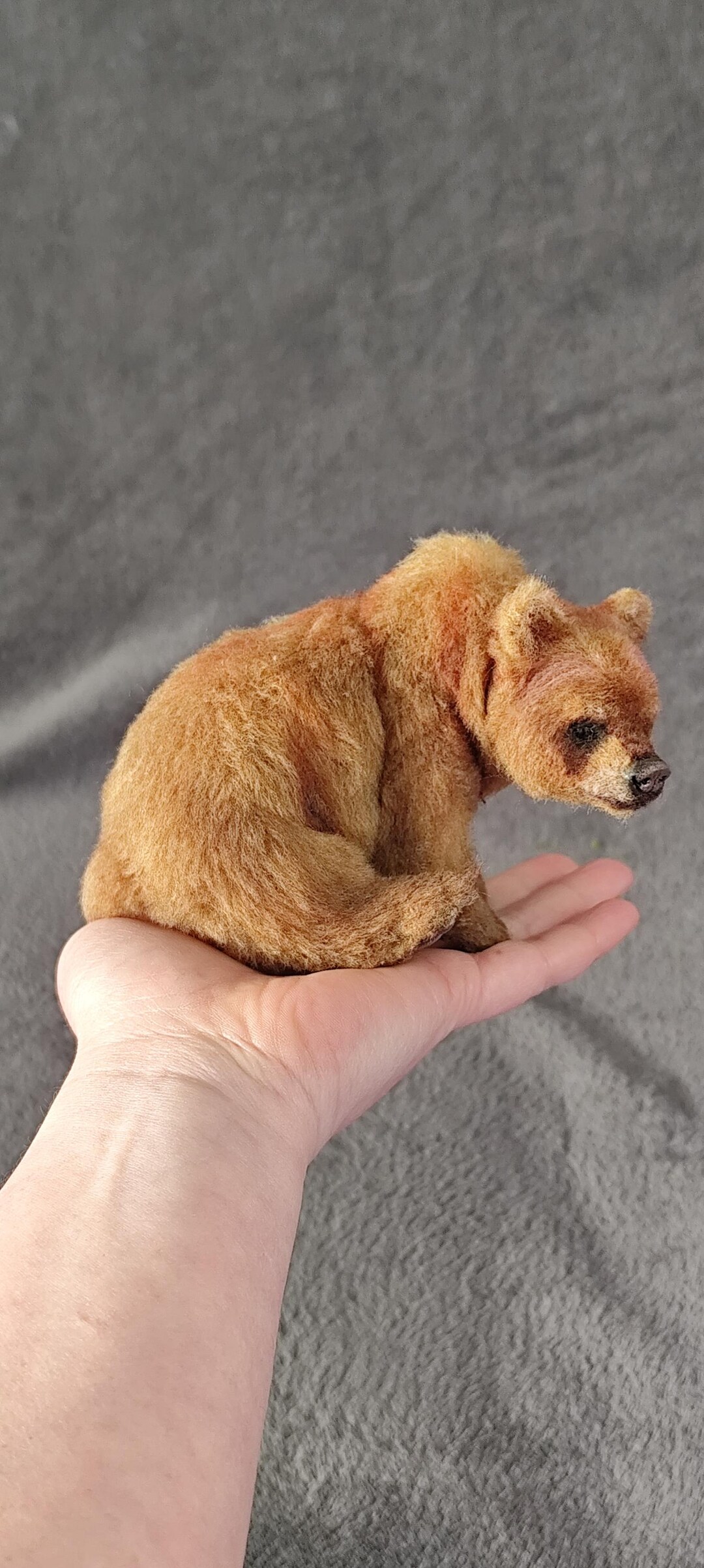 OUKEYI Tardigrade Ours en peluche en forme de créature marine réaliste - Décoration d'intérieur unique - Cadeau d'anniversaire pour enfants - 25 cm