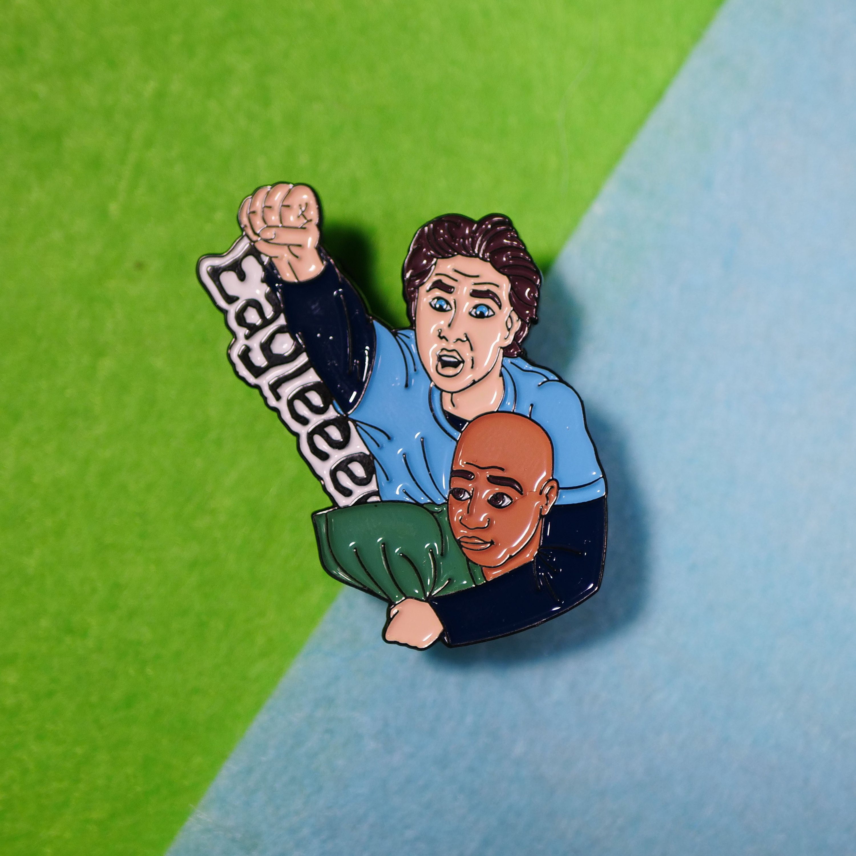 Scrubs Eagle JD and Turk Enamel Pin Badge 00s Retro Giftware Etsy