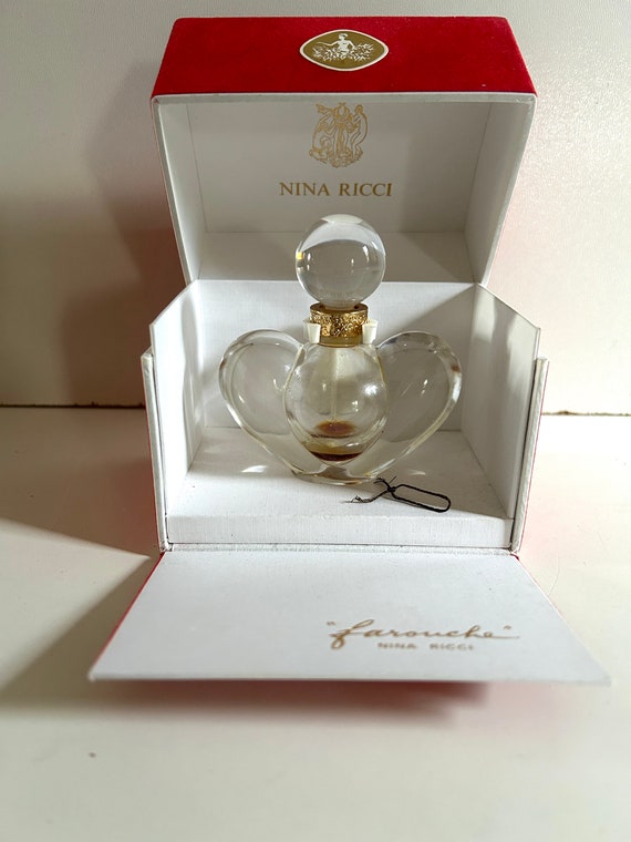 Nina Ricci Lalique Farouche Crystal Bottle Signed 