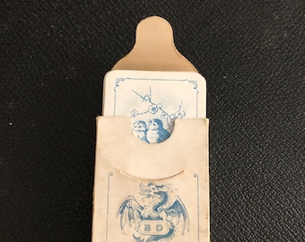 Jeu De 33 Cartes Divinatoires Illustrées – Dondorf, Francfort, XIXe (occasion, Usé)