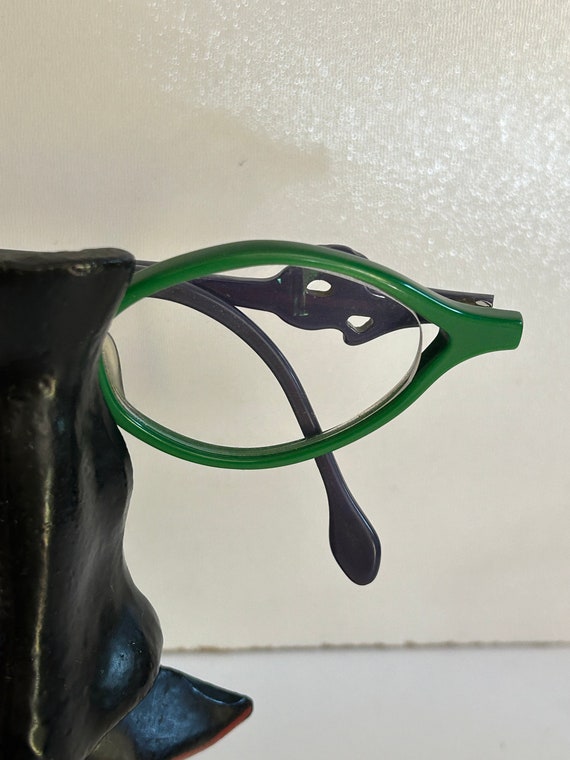 Anne et Valentin Two-tone Glasses Frame Green and… - image 6