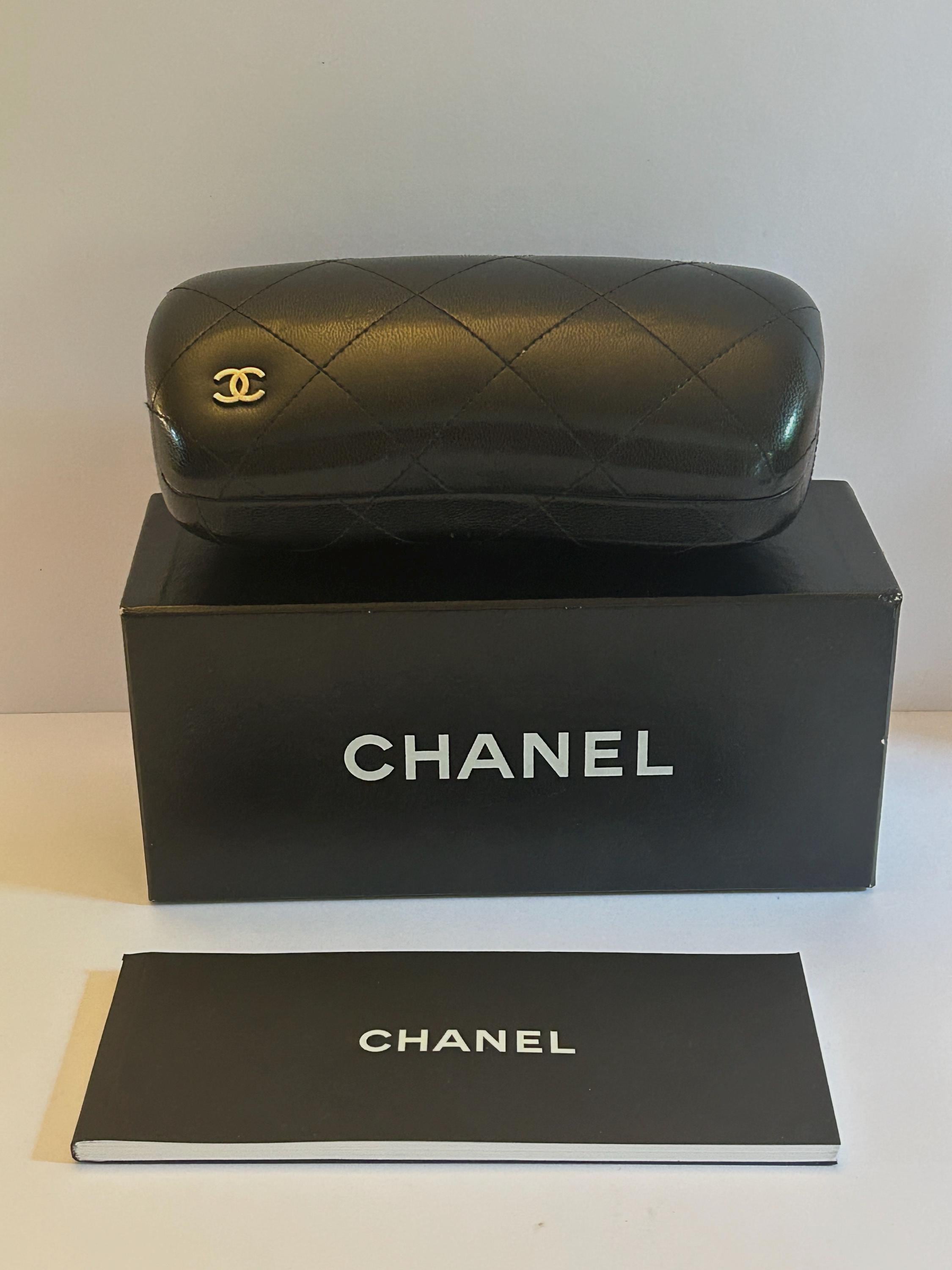 Chanel Quilted Leather Glasses Case CC Logo 90s - Etsy
