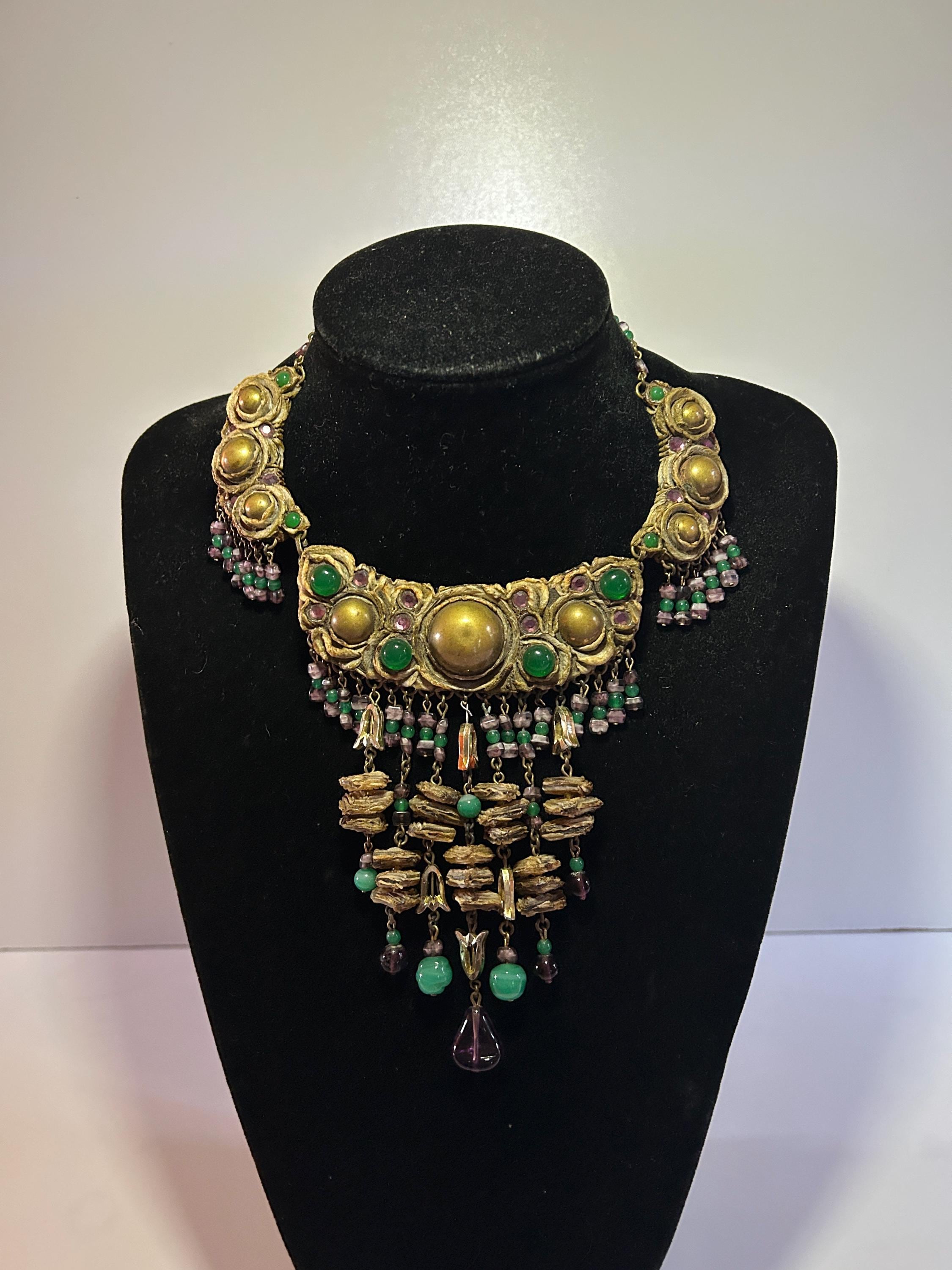 Vintage jewelry by Henry Perrichon, a designer from the 1960s