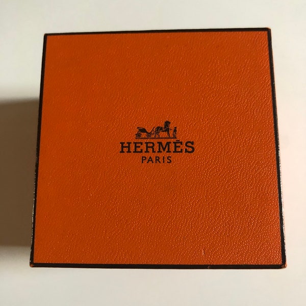 Boîte / Écrin HERMÈS Orange Pour Bague - Occasion