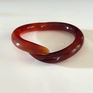 Bracelet Manchette Bakélite Vintage Catherine Noll - Ambre, Occasion Rétro !