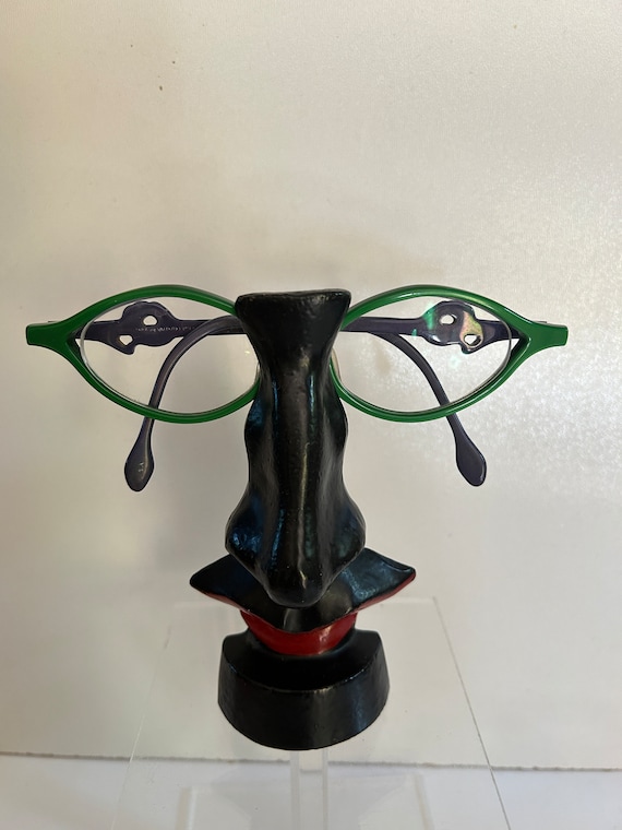 Anne et Valentin Two-tone Glasses Frame Green and… - image 1