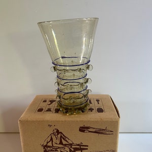 J.E.F Glas Glass Novy Bor Berkemeyer Glass applied Never used