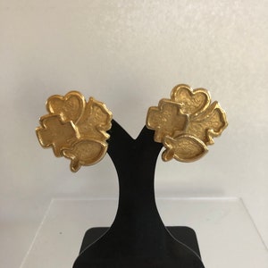 Agatha Paris golden earrings 90s