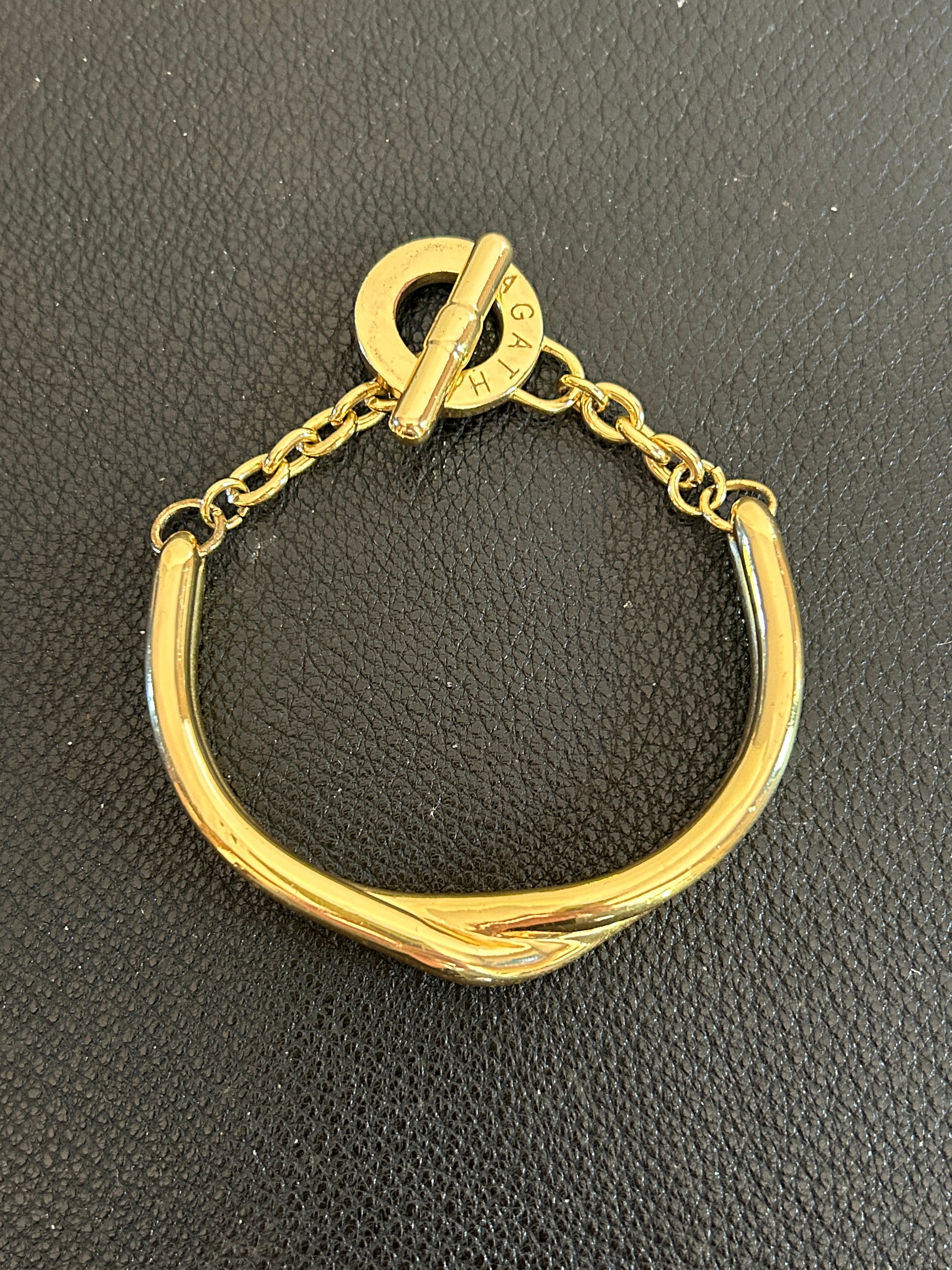 アクセサリー AGATHA Silver 925 Gold Plated Bangle Bangle woman | Agatha