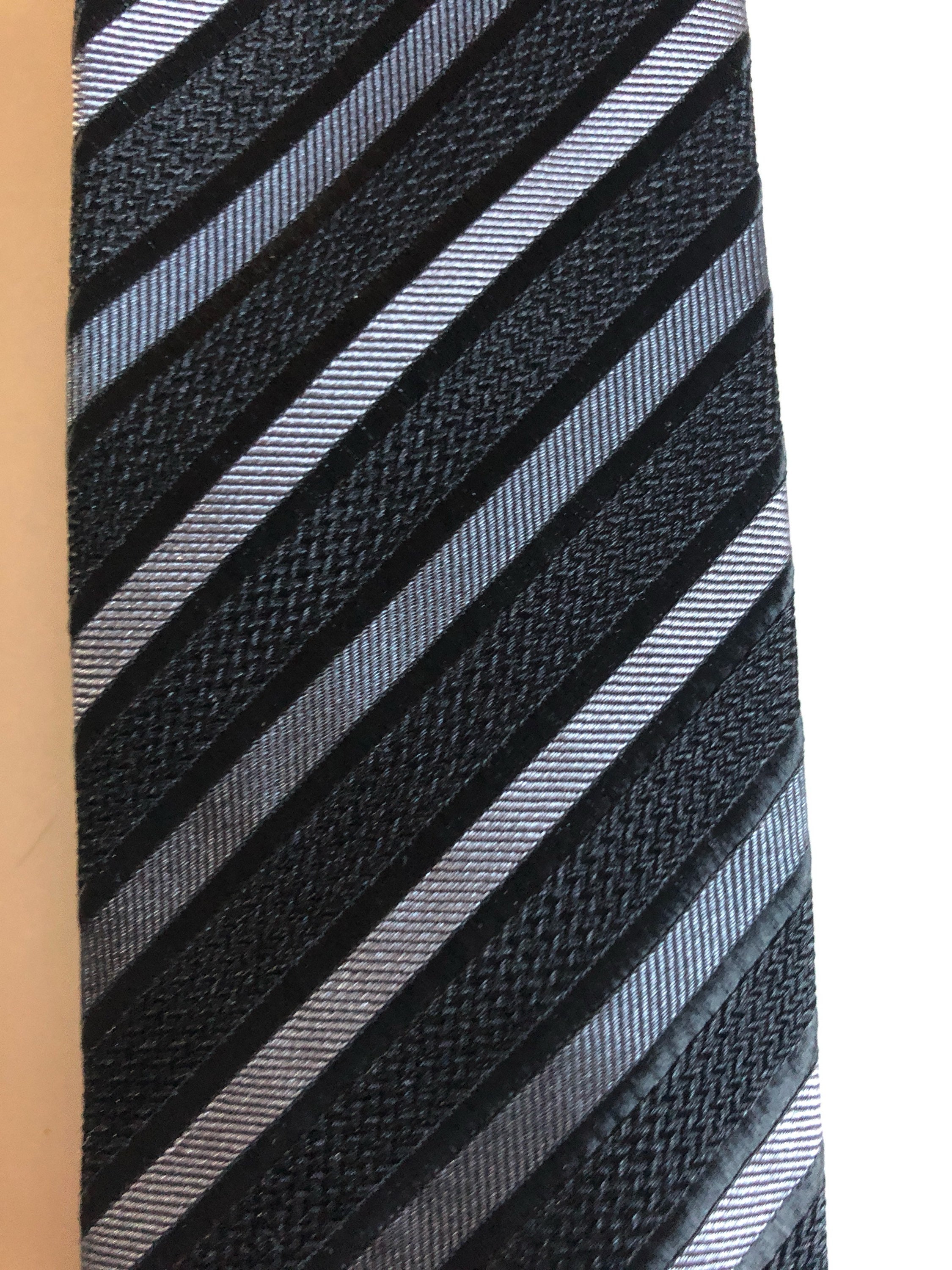 Cravate Claude Montana Vintage En Soie 100% - Made In Italie, Années 1990