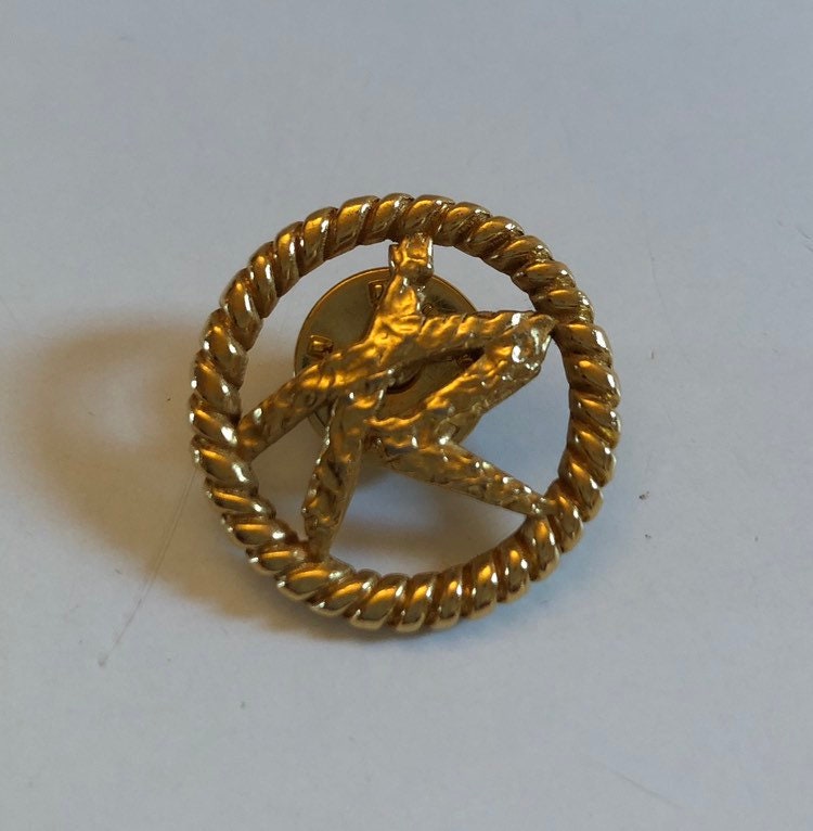 Sonia Rykiel Pin's Vintage Gilded - Etsy Israel