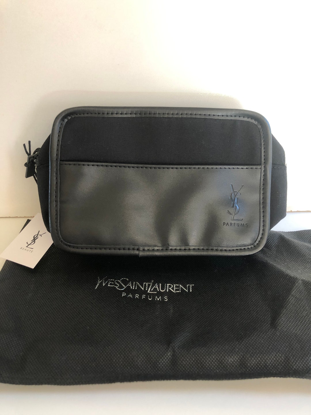 Toiletry Bag Ysl Black Beauty YSL Logo Never Used Unisex - Etsy