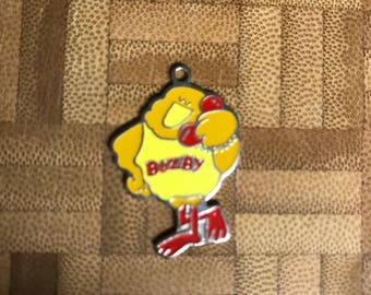 Buzby Mascot British P O Telecom Enamel Pendant for Necklace