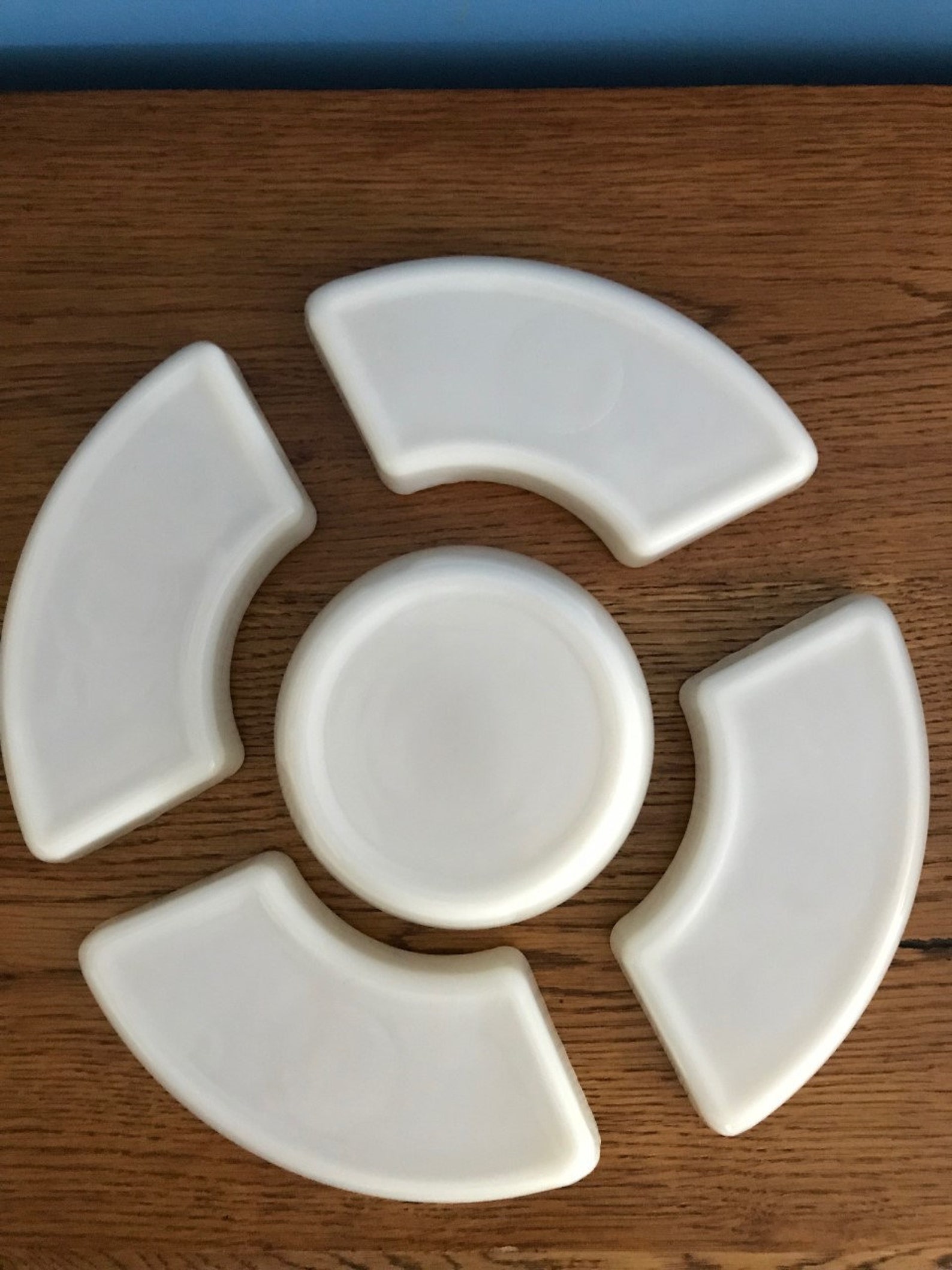 Vintage Gold Lazy Susan Set Heller Hostess Ware Colorama Etsy