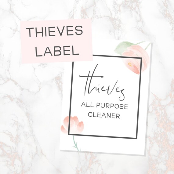 26 Thieves Cleaner Printable Label - Labels Ideas For You