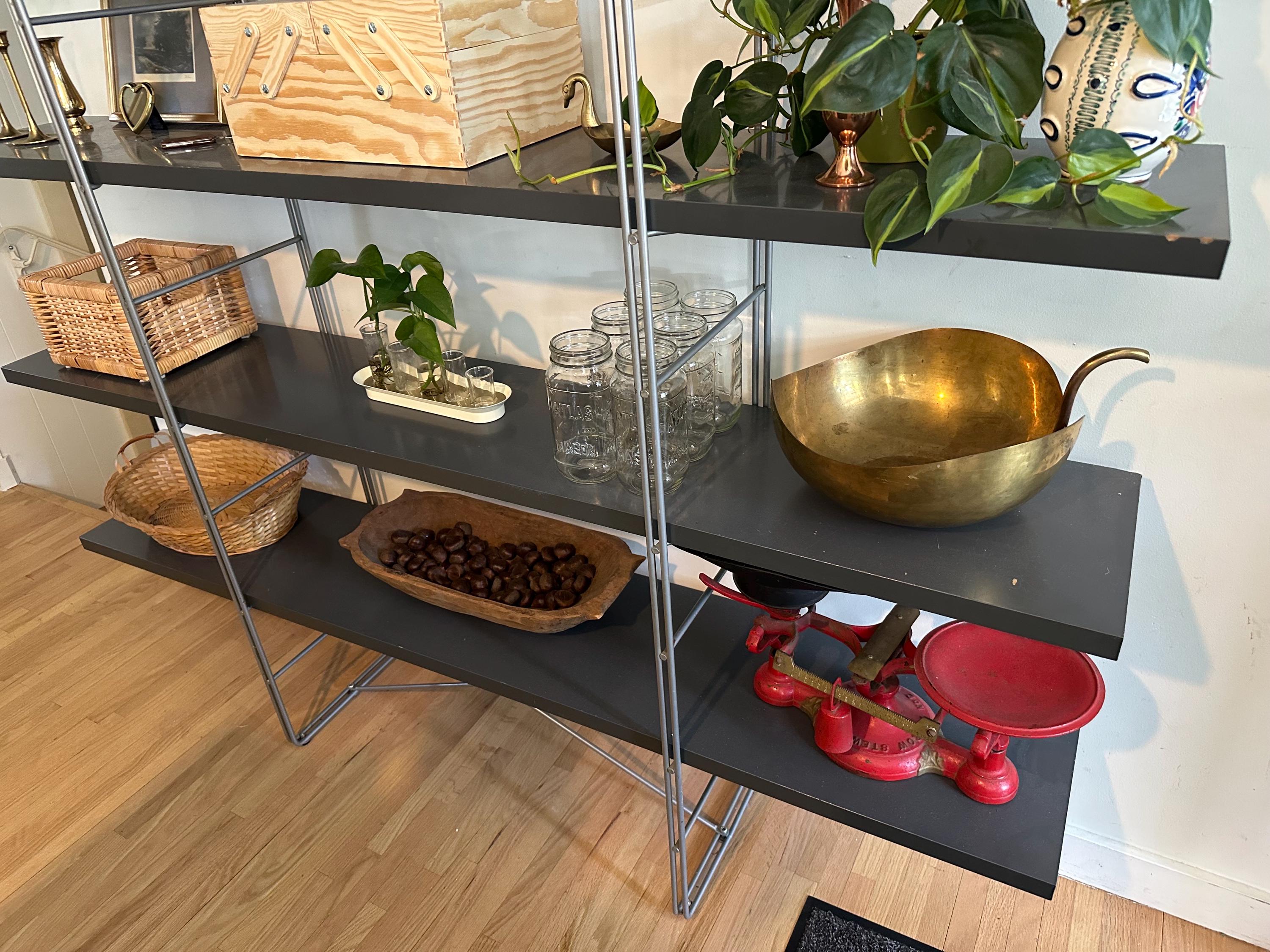IKEA ENETRI ラック イケア エネトリ 廃盤 Vintage IKEA ENETRI Shelf Unit – Minimalist Metal Bookshelf