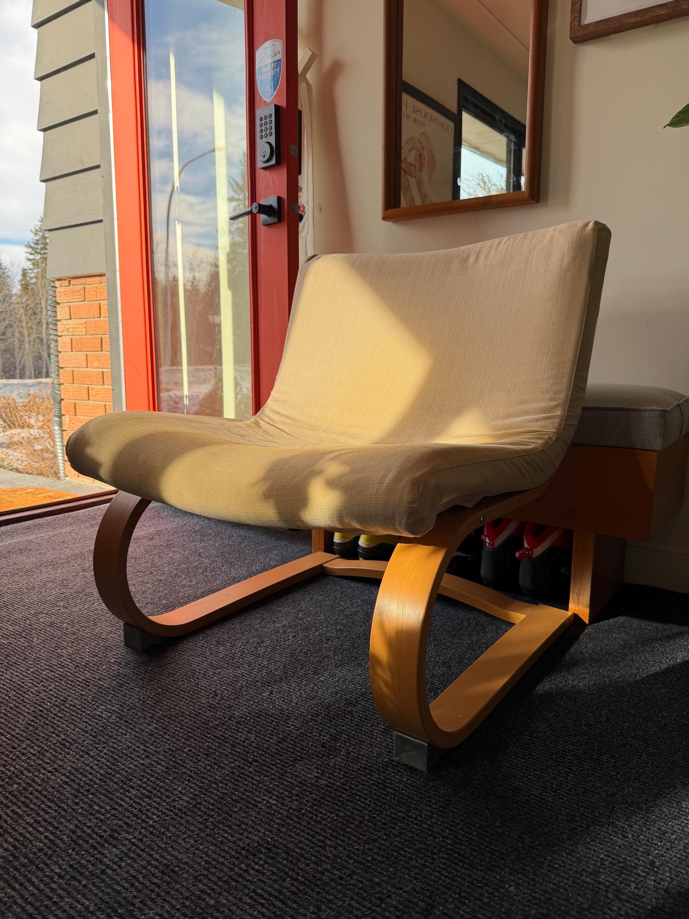 Vintage IKEA Klackbo Chair – 90s Bentwood Cantilever Lounge - Etsy