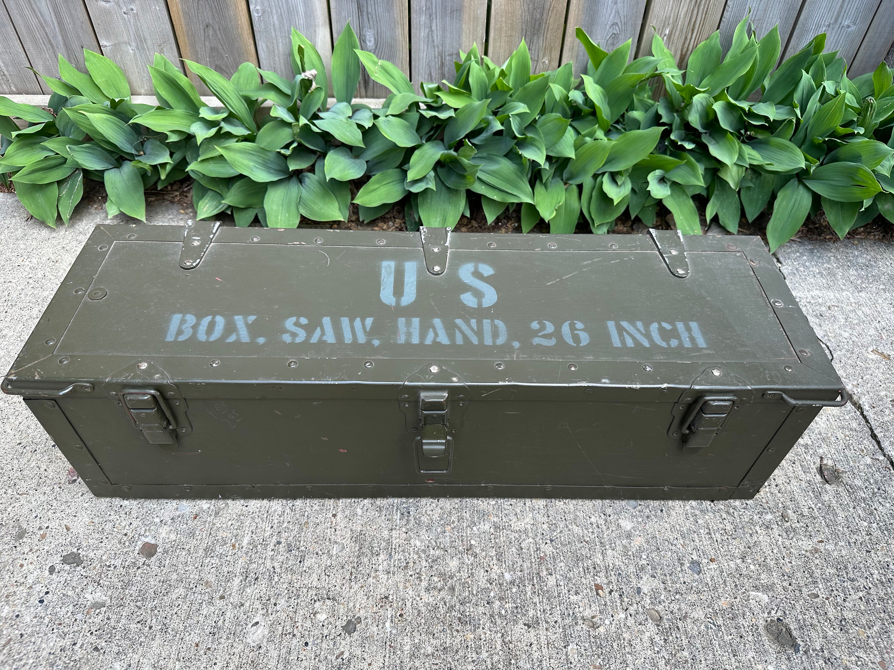 Vintage 60s Large Military Wood Storage Box US - Etsy Vintage 60s Large Military Wood Storage Box US - Etsy