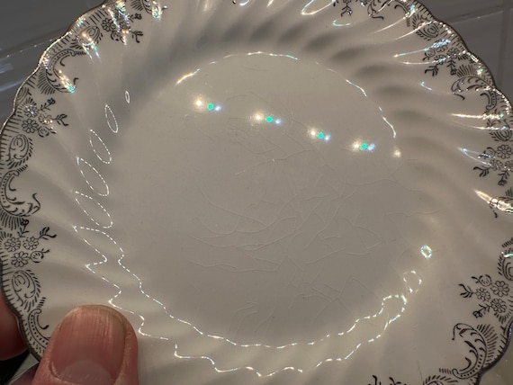 Vintage Johnson Bros Snowhite Regency SYLVANIA Dinner Plates