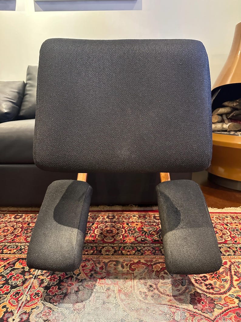 Vintage Peter Opsvik Balans Kneeling Chair, Ergonomic Teak, 1960s - Etsy