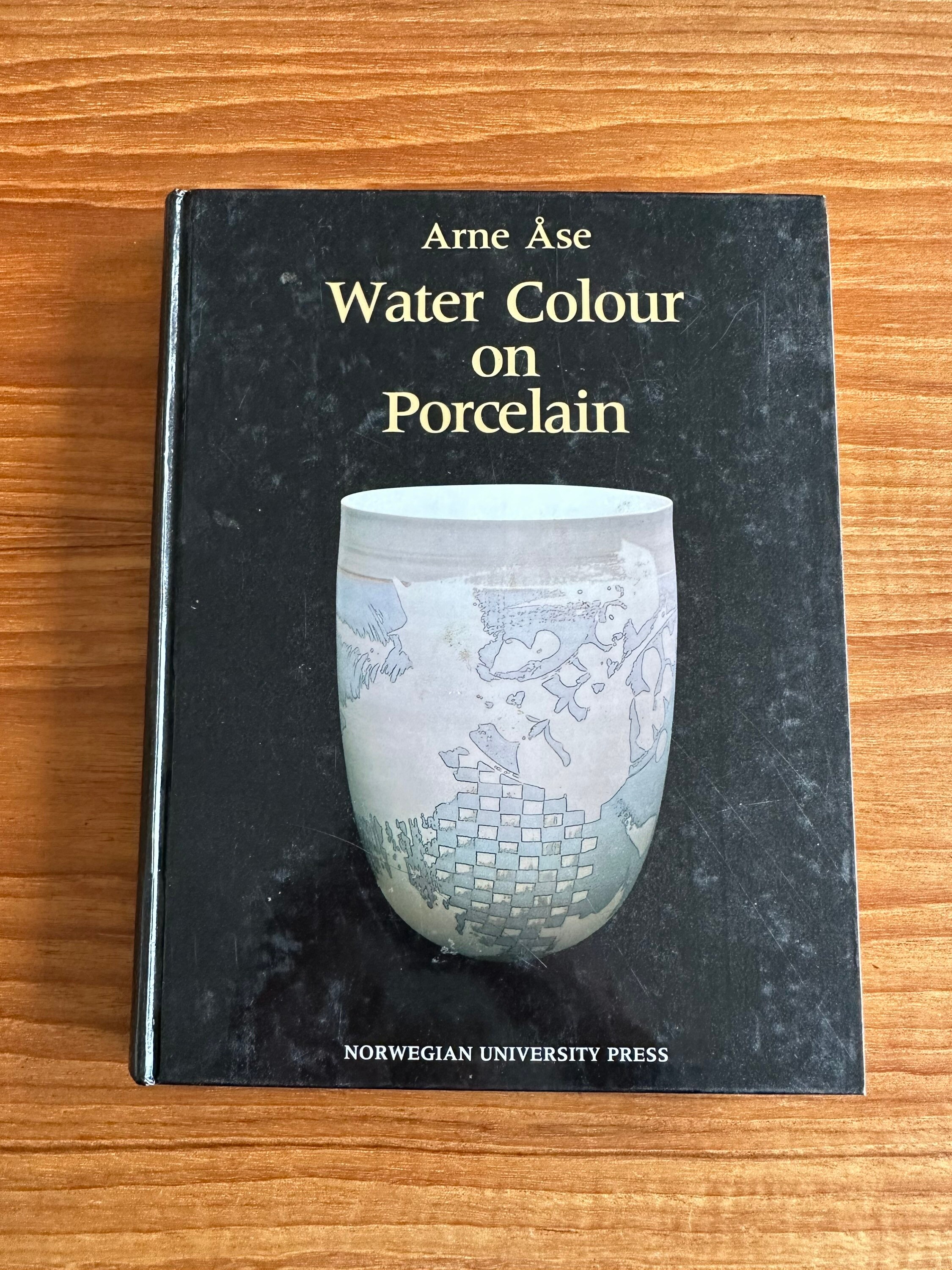 Water Colour On Porcelain By Arne Ase (Hardcover, 1989)