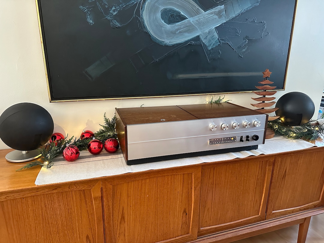 Modernist Space Age Clairtone G3 (mini G) Stereo System With Globe