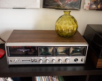 Vintage 70s Panasonic Quadraphonic Stereo Receiver & 8 Track