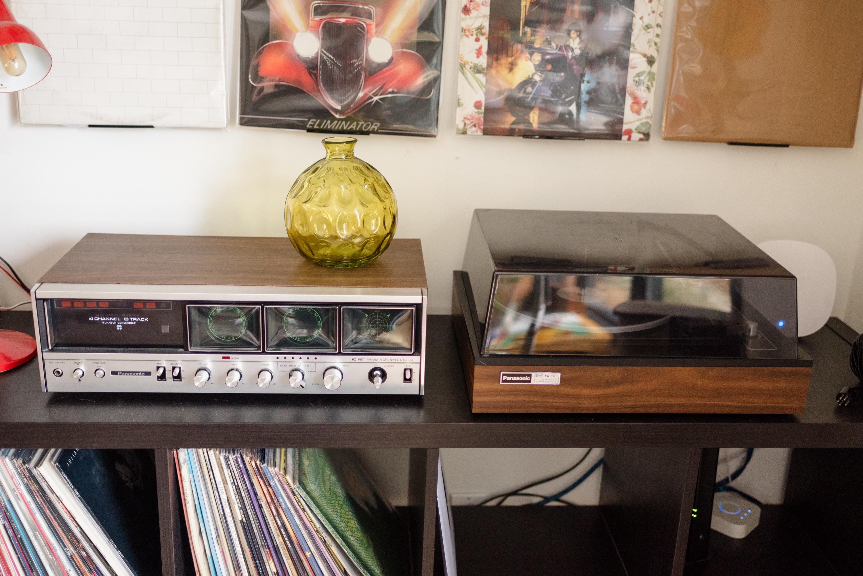 【激レア】ナショナルRS-750　ステレオ　TRACK STEREOPHONIC Vintage 70s Panasonic Quadraphonic Stereo Receiver & 8 Track