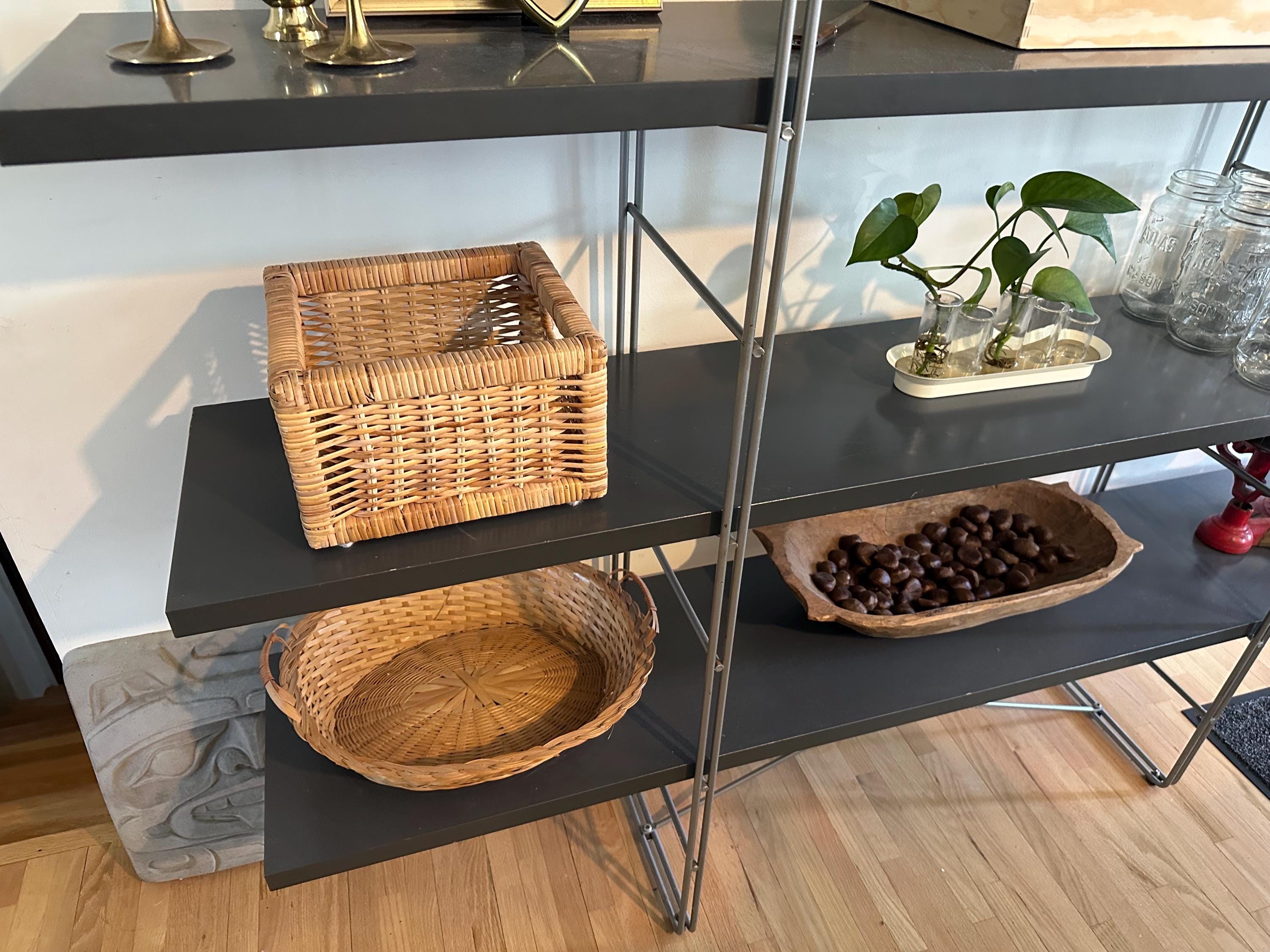 Vintage IKEA ENETRI Shelf Unit – Minimalist Metal Bookshelf - Rare