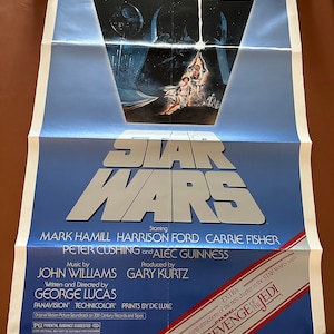 Star Wars 1982 &#39;Re-release&#39; Studio Version One Sheet Movie Poster
