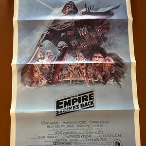 1980 Empire Strikes Back Poster: Star Wars Style B One Sheet (27x41)