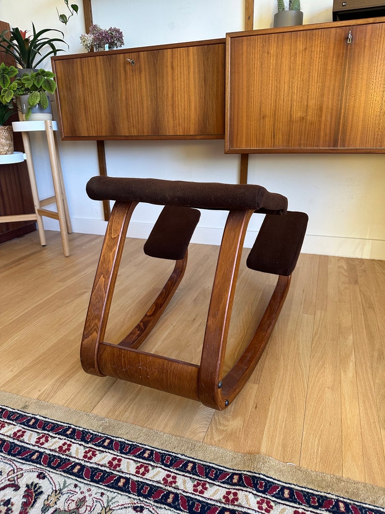 Vintage Peter Opsvik Balans Kneeling Chair, Ergonomic Teak, 1960s - Etsy
