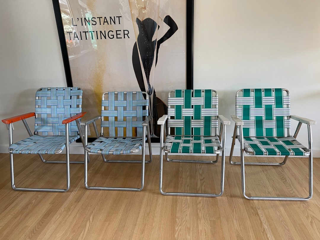 Vintage bed Aluminum Lawn Patio Chairs Free Shipping North America