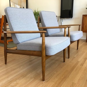 Mid Century Teak Lounge Chair and Daybed Set by Grete Jalk