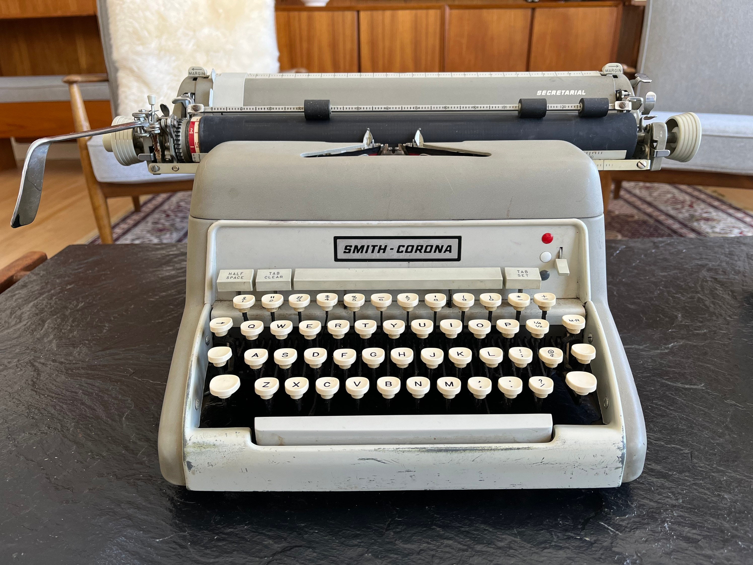 Vintage Smith-corona Secretarial Desk Typewriter Made in Canada - Etsy