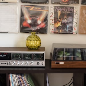 Vintage 70s Panasonic Quadraphonic Stereo Receiver & 8 Track Turntable (Unrestored)