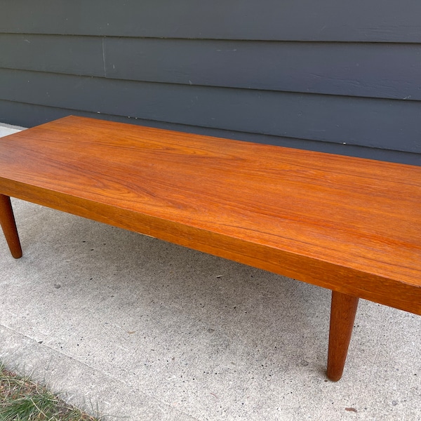 Teak Coffee Table Etsy